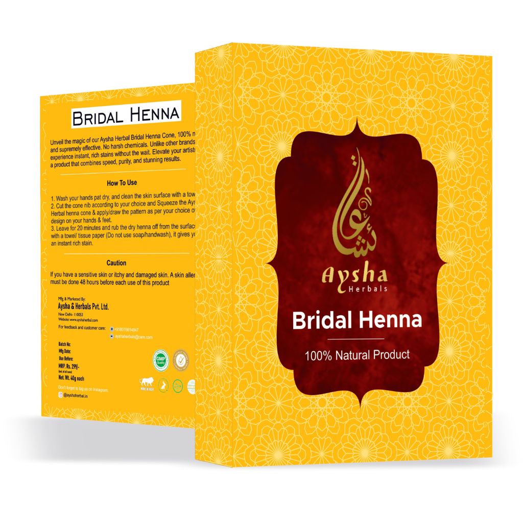 Bridal Henna Cone 6pcs Box
