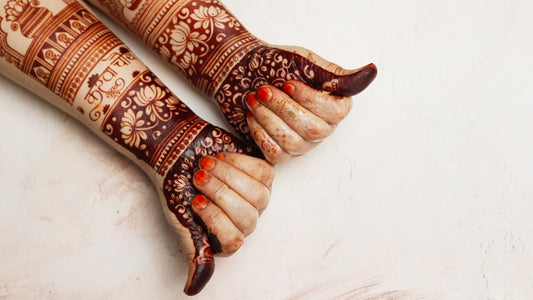 Karwachauth Mehendi Stencil AHKD01