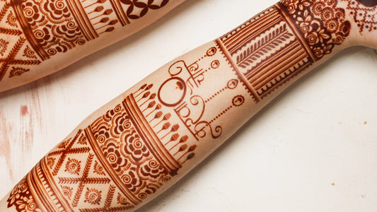 Karwachauth Mehendi Stencil AHKD03