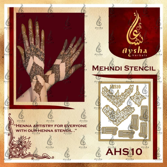 Mehendi Stencil AHS10