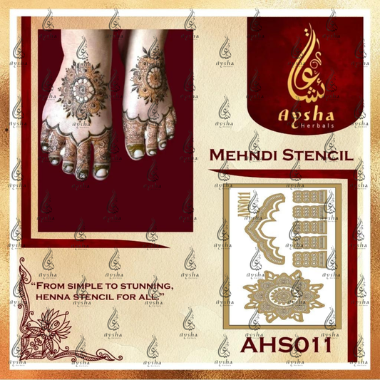 Mehendi Stencil AHSO11