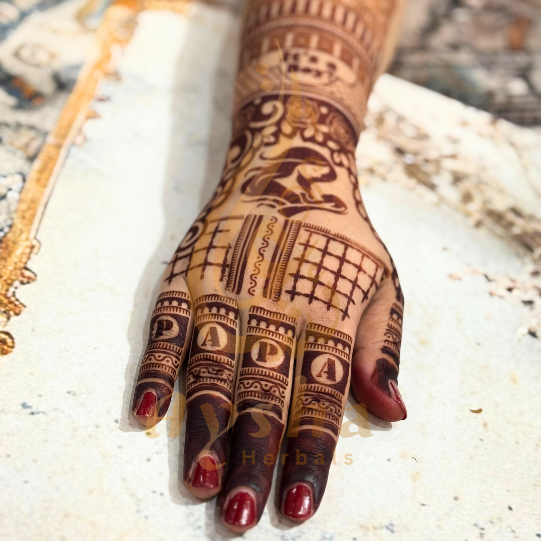 Baby Shower Mehndi Stencil AHBS01
