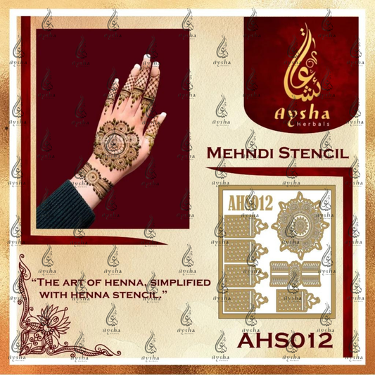 Mehendi Stencil AHSO12