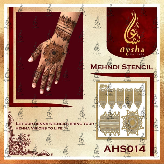 Mehendi Stencil AHSO14