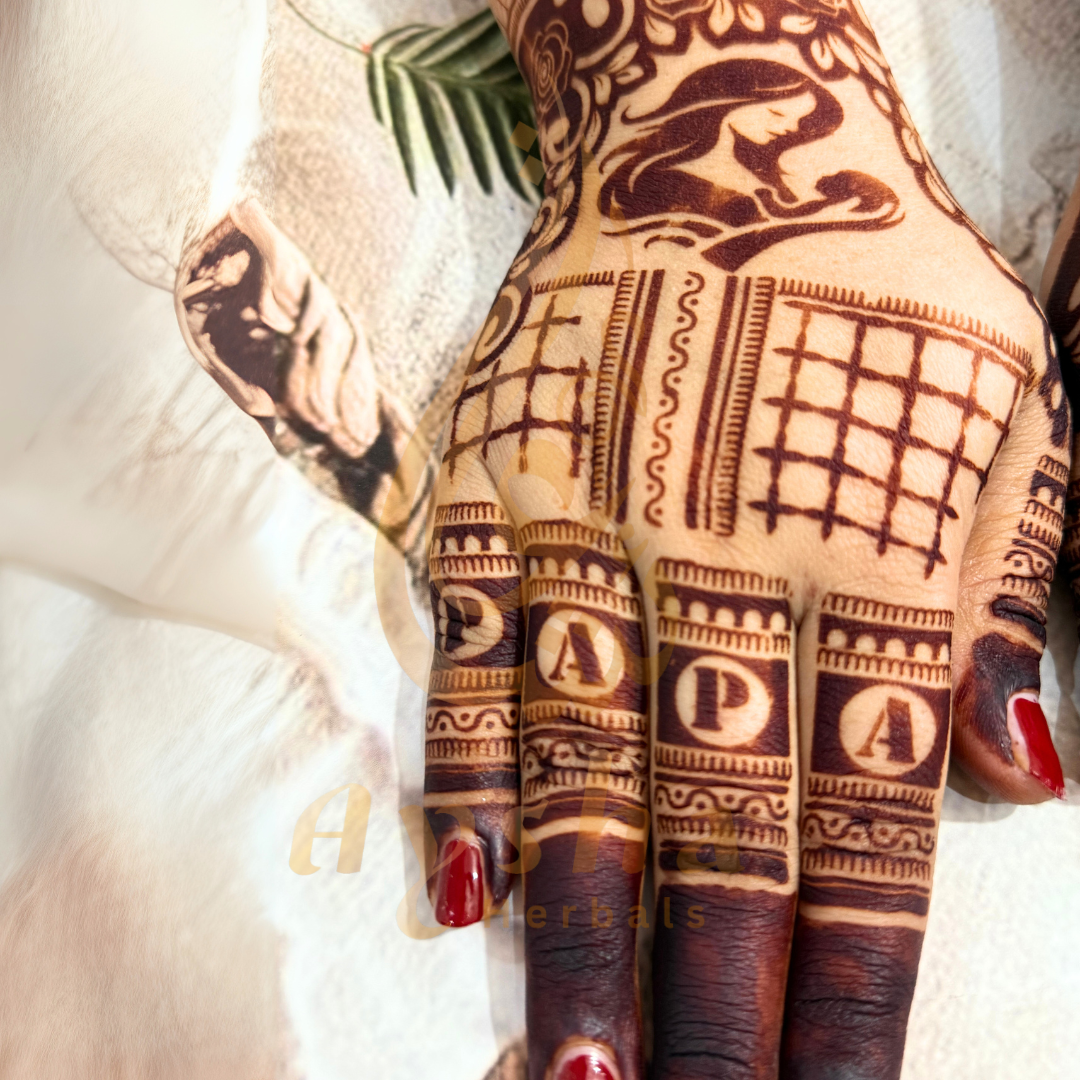 Baby Shower Mehndi Stencil AHBS01