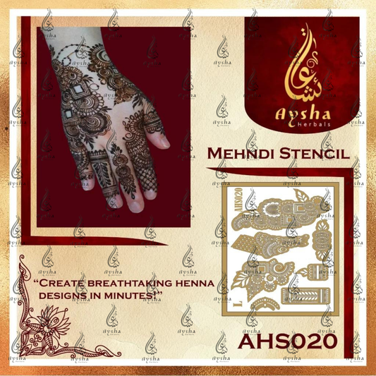 Mehendi Stencil AHSO20