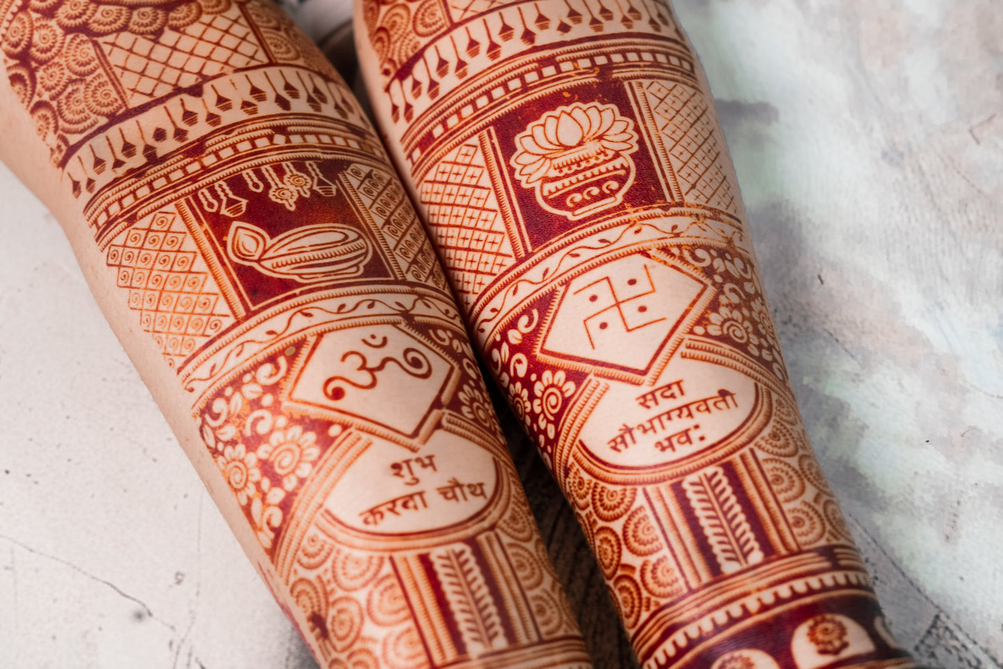 Karwachauth Mehendi Stencil AHKD02